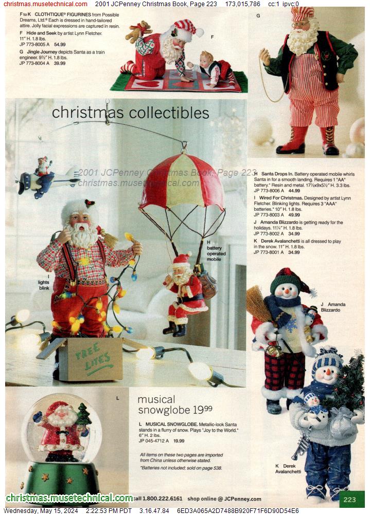 2001 JCPenney Christmas Book, Page 223