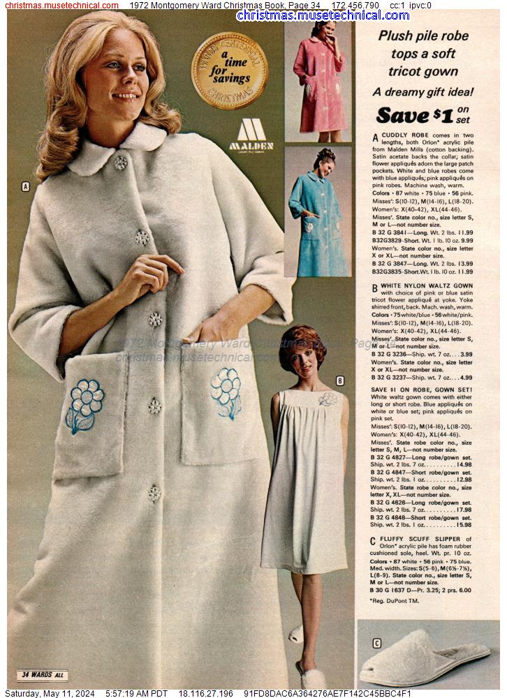 1972 Montgomery Ward Christmas Book, Page 34
