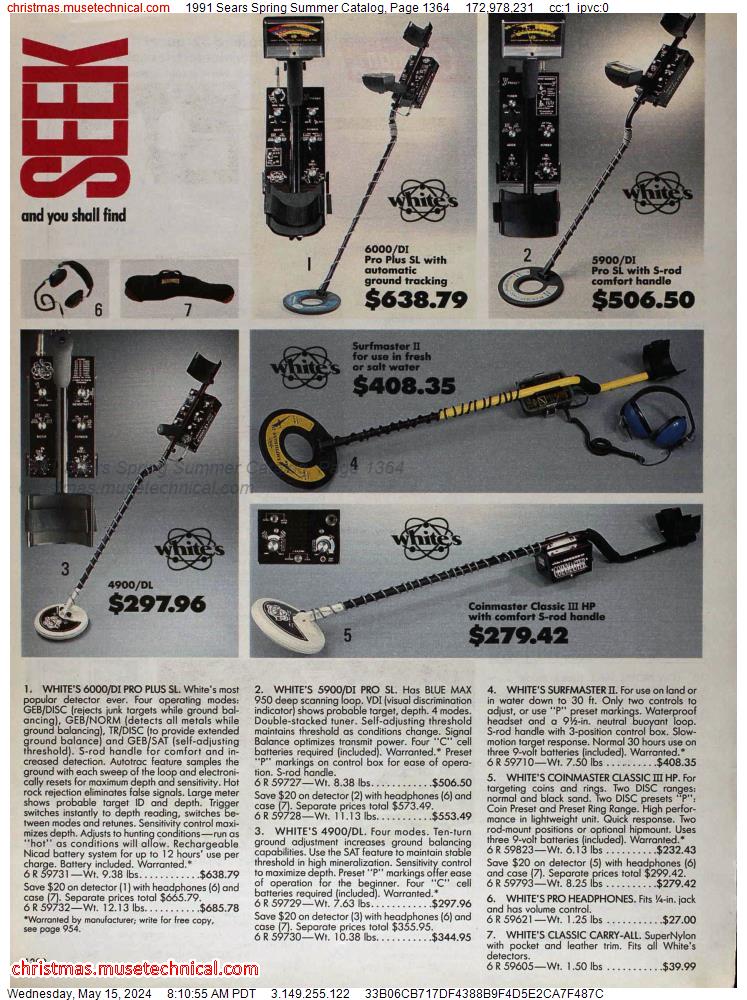 1991 Sears Spring Summer Catalog, Page 1364