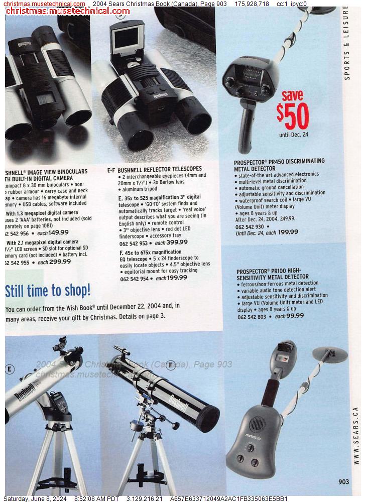 2004 Sears Christmas Book (Canada), Page 903