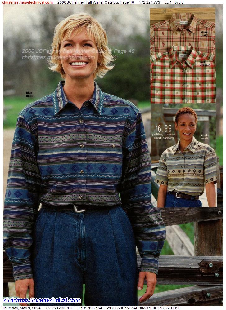 2000 JCPenney Fall Winter Catalog, Page 40