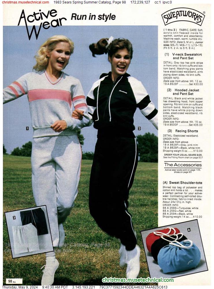 1983 Sears Spring Summer Catalog, Page 98