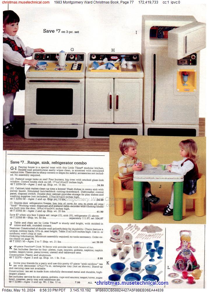 1983 Montgomery Ward Christmas Book, Page 77