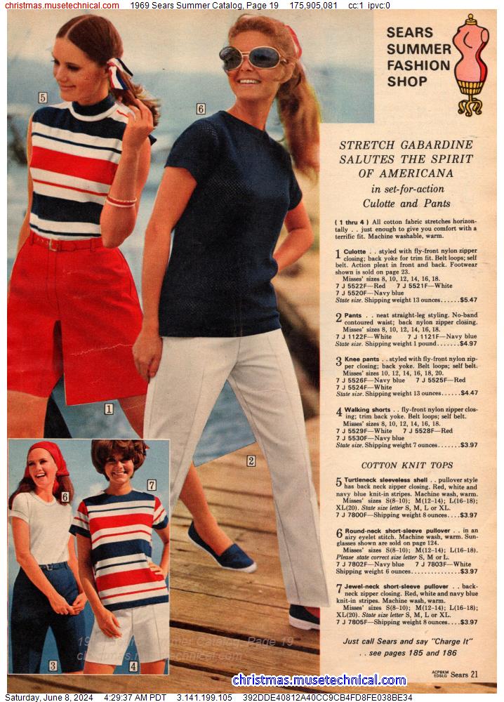 1969 Sears Summer Catalog, Page 19