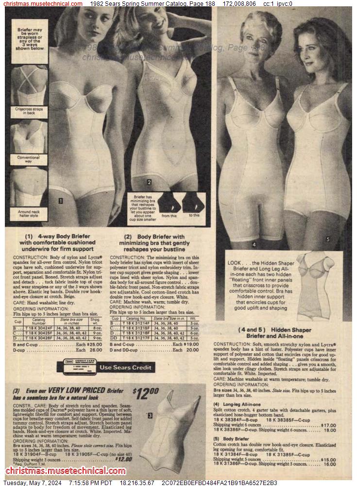 1982 Sears Spring Summer Catalog, Page 188