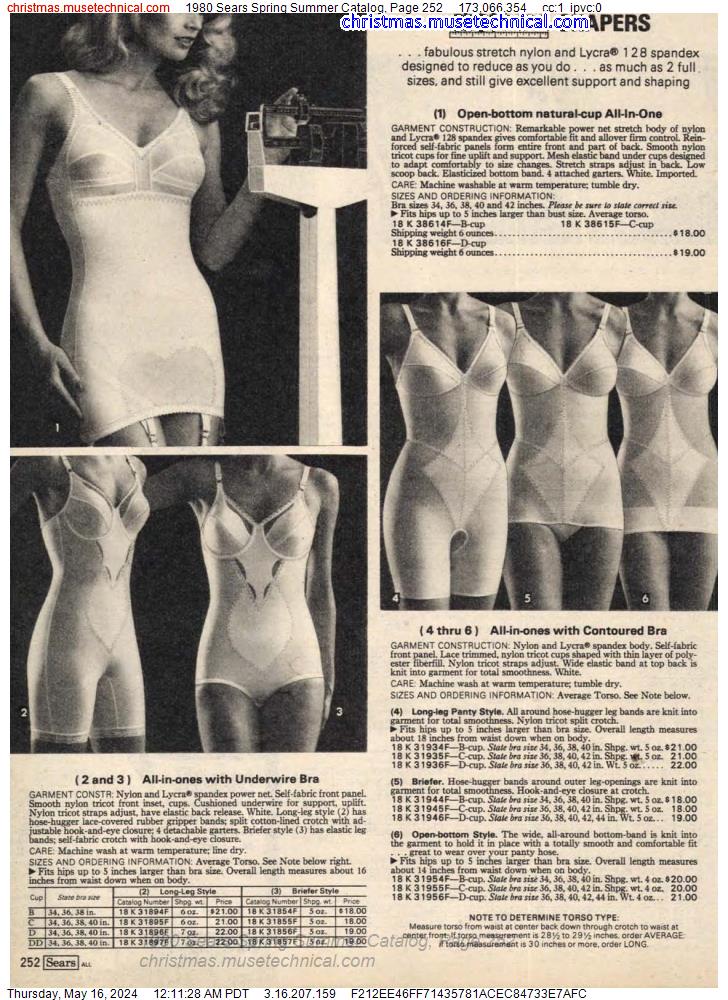 1980 Sears Spring Summer Catalog, Page 252