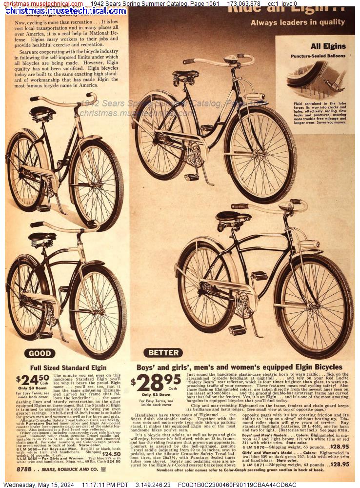 1942 Sears Spring Summer Catalog, Page 1061
