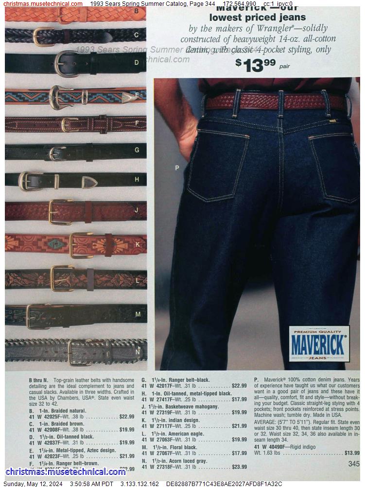 1993 Sears Spring Summer Catalog, Page 344