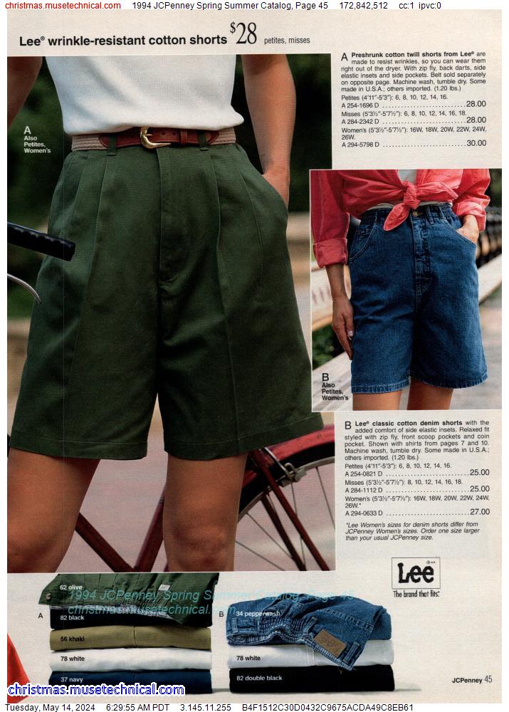 1994 JCPenney Spring Summer Catalog, Page 45