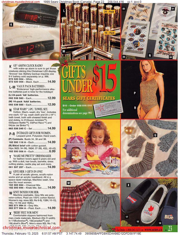 1999 Sears Christmas Book (Canada), Page 23