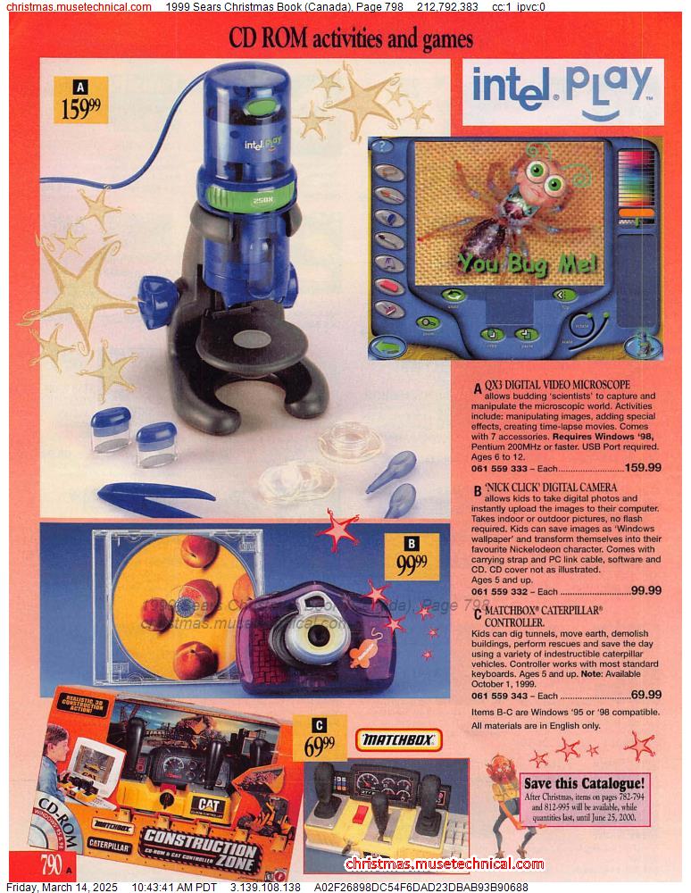 1999 Sears Christmas Book (Canada), Page 798