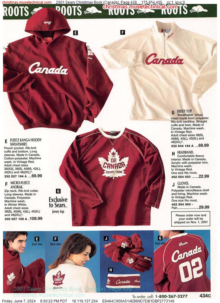 2001 Sears Christmas Book (Canada), Page 439
