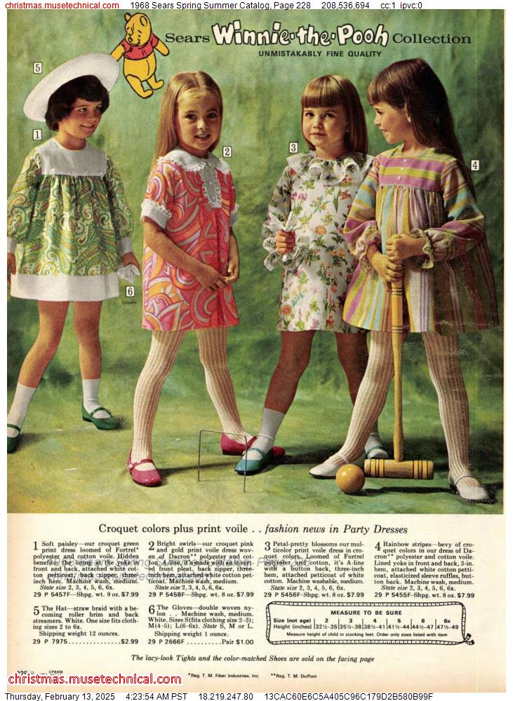 1968 Sears Spring Summer Catalog, Page 228