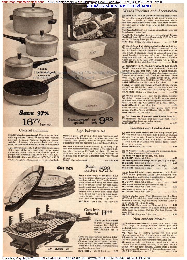 1972 Montgomery Ward Christmas Book, Page 442