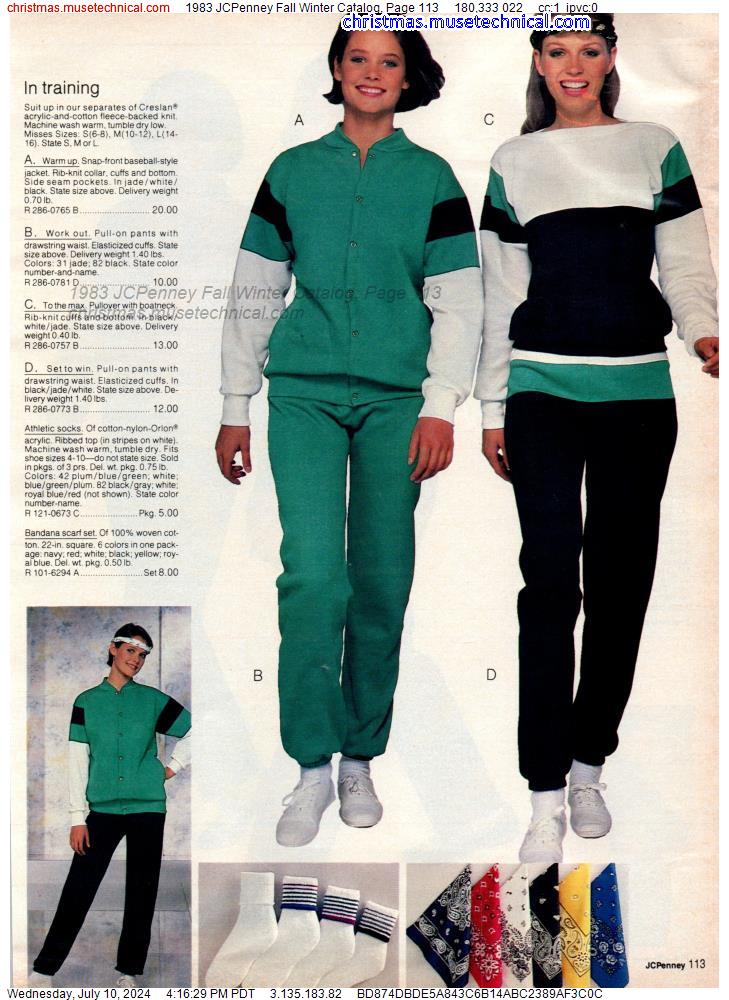 1983 JCPenney Fall Winter Catalog, Page 113