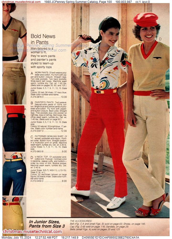 1980 JCPenney Spring Summer Catalog, Page 100