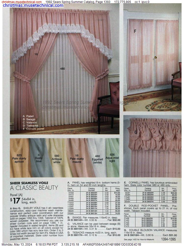 1992 Sears Spring Summer Catalog, Page 1393