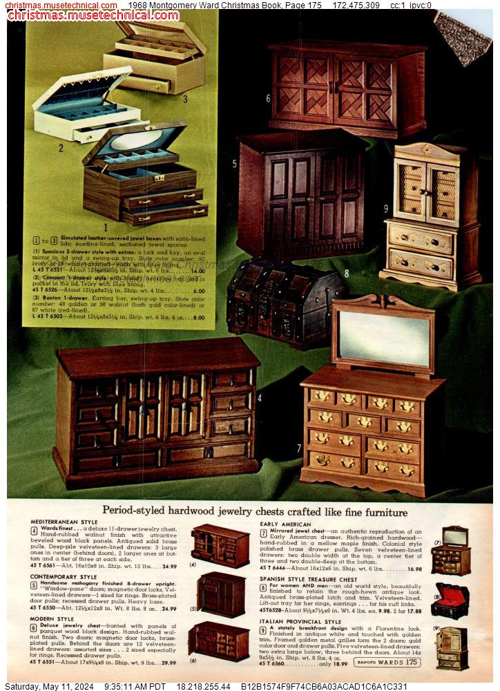 1968 Montgomery Ward Christmas Book, Page 175