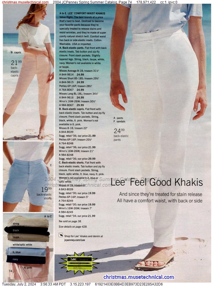 2004 JCPenney Spring Summer Catalog, Page 74