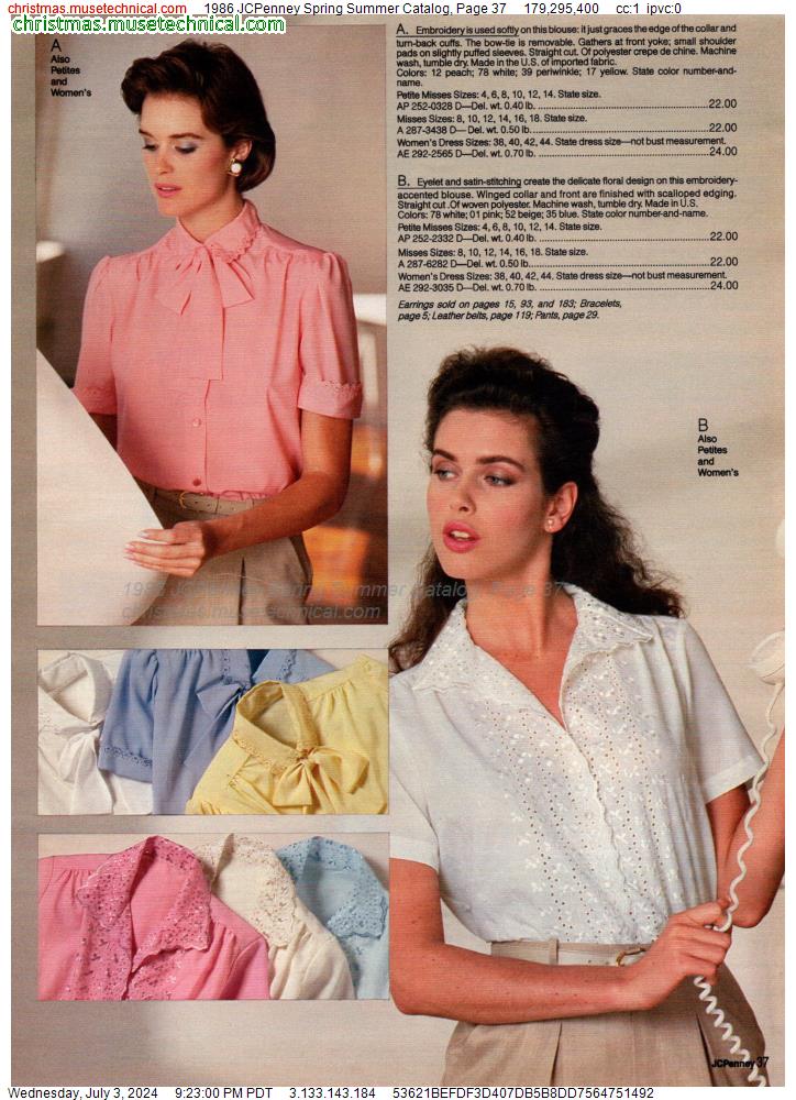 1986 JCPenney Spring Summer Catalog, Page 37
