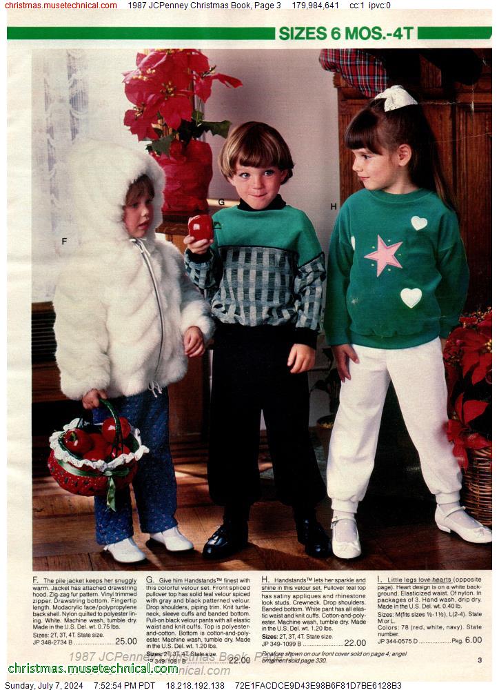 1987 JCPenney Christmas Book, Page 3