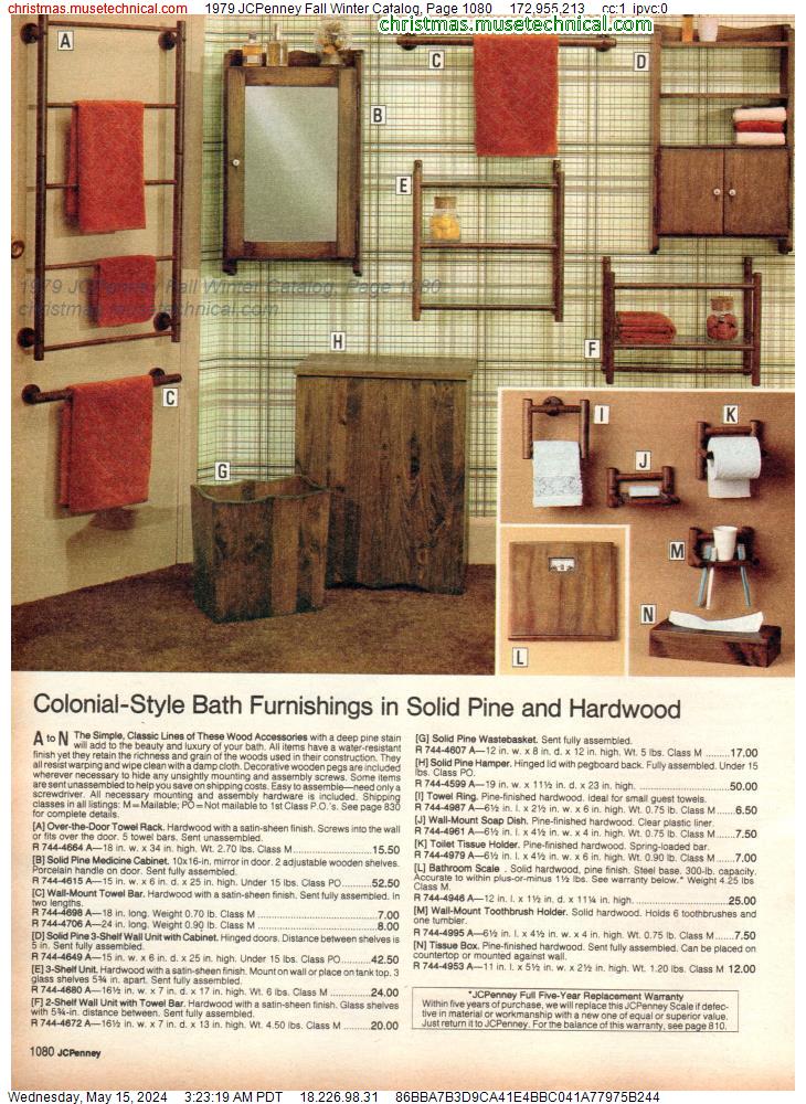 1979 JCPenney Fall Winter Catalog, Page 1080