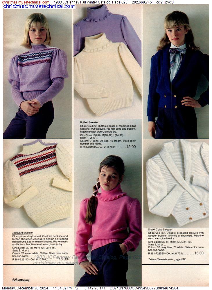 1983 JCPenney Fall Winter Catalog, Page 628