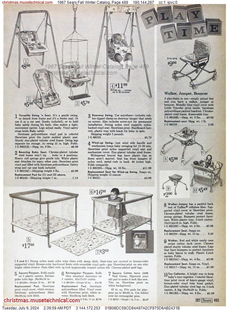 1967 Sears Fall Winter Catalog, Page 489