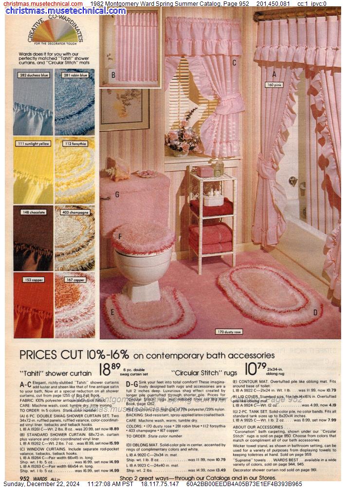 1982 Montgomery Ward Spring Summer Catalog, Page 952