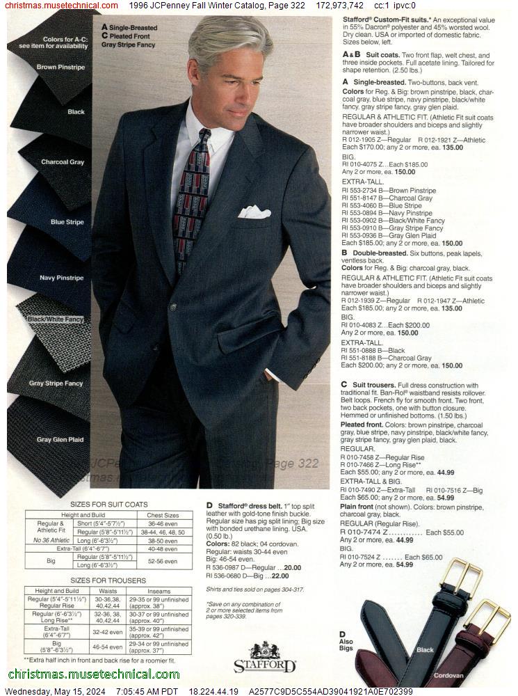 1996 JCPenney Fall Winter Catalog, Page 322
