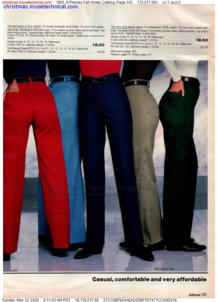 1983 JCPenney Fall Winter Catalog, Page 103