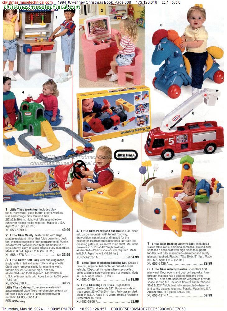 1994 JCPenney Christmas Book, Page 608