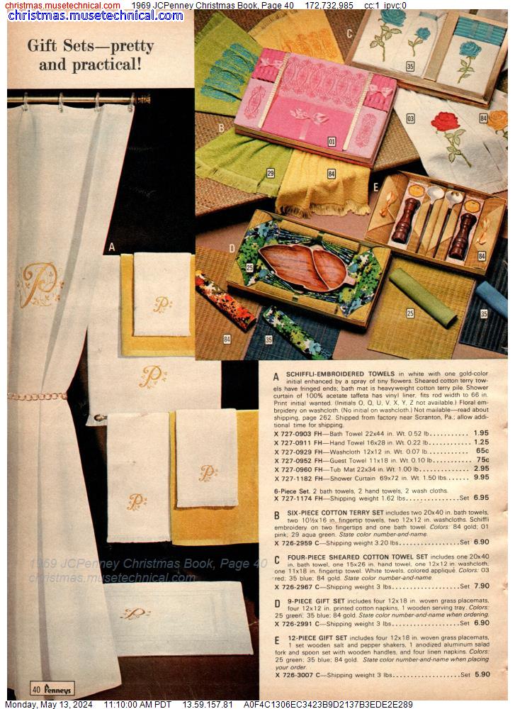 1969 JCPenney Christmas Book, Page 40