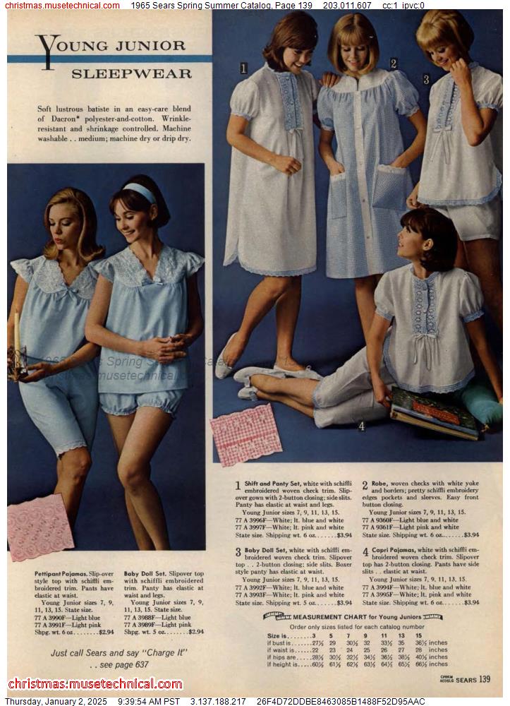 1965 Sears Spring Summer Catalog, Page 139