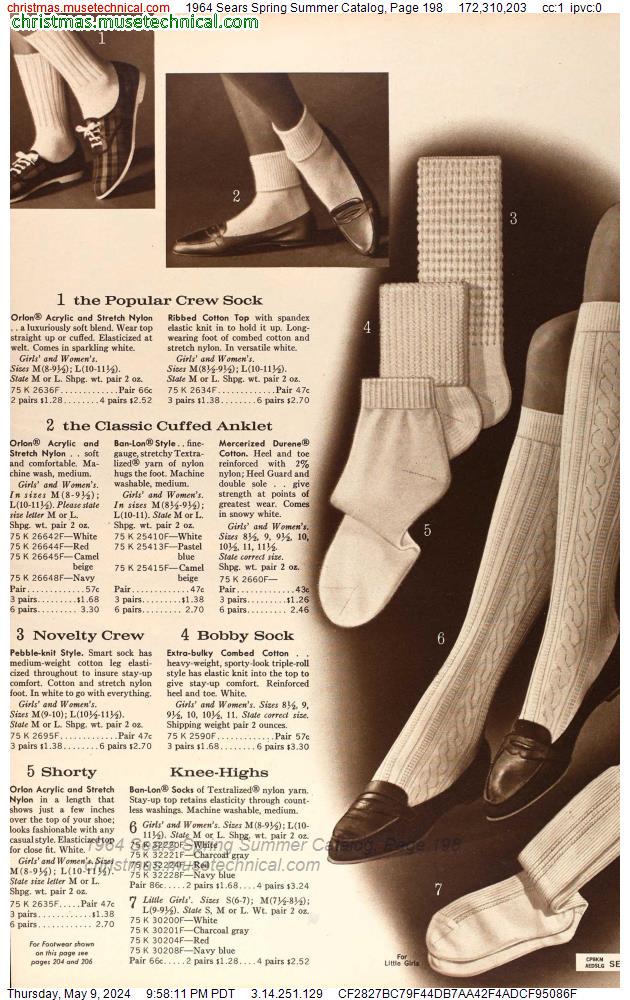 1964 Sears Spring Summer Catalog, Page 198