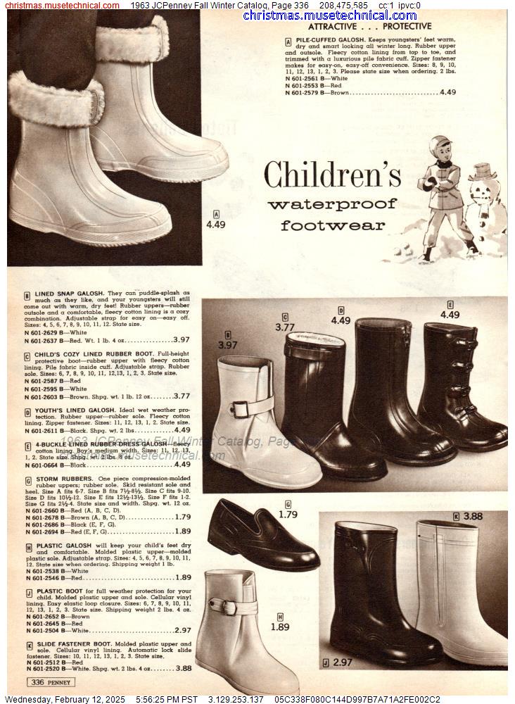 1963 JCPenney Fall Winter Catalog, Page 336