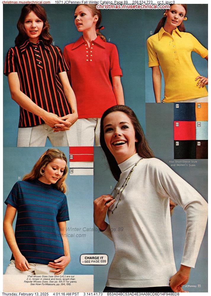 1971 JCPenney Fall Winter Catalog, Page 89