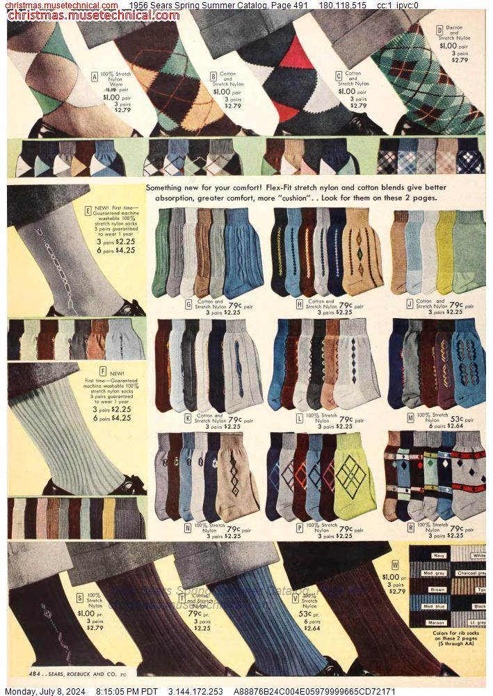 1956 Sears Spring Summer Catalog, Page 491