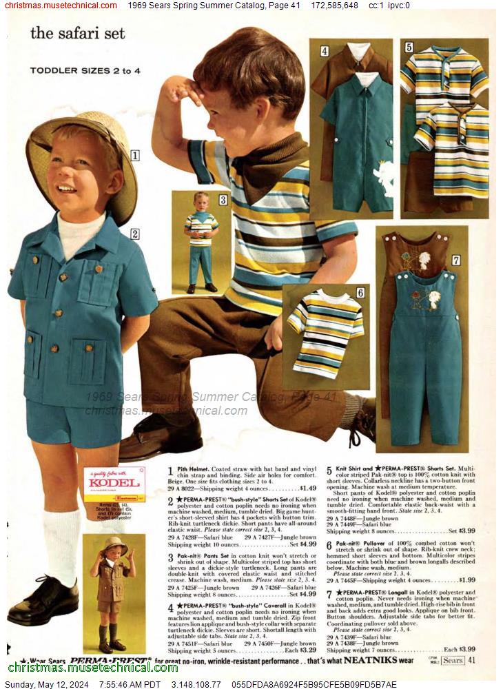 1969 Sears Spring Summer Catalog, Page 41