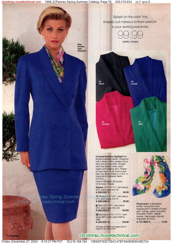 1996 JCPenney Spring Summer Catalog, Page 76