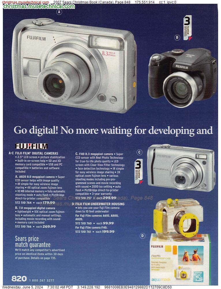 2007 Sears Christmas Book (Canada), Page 848
