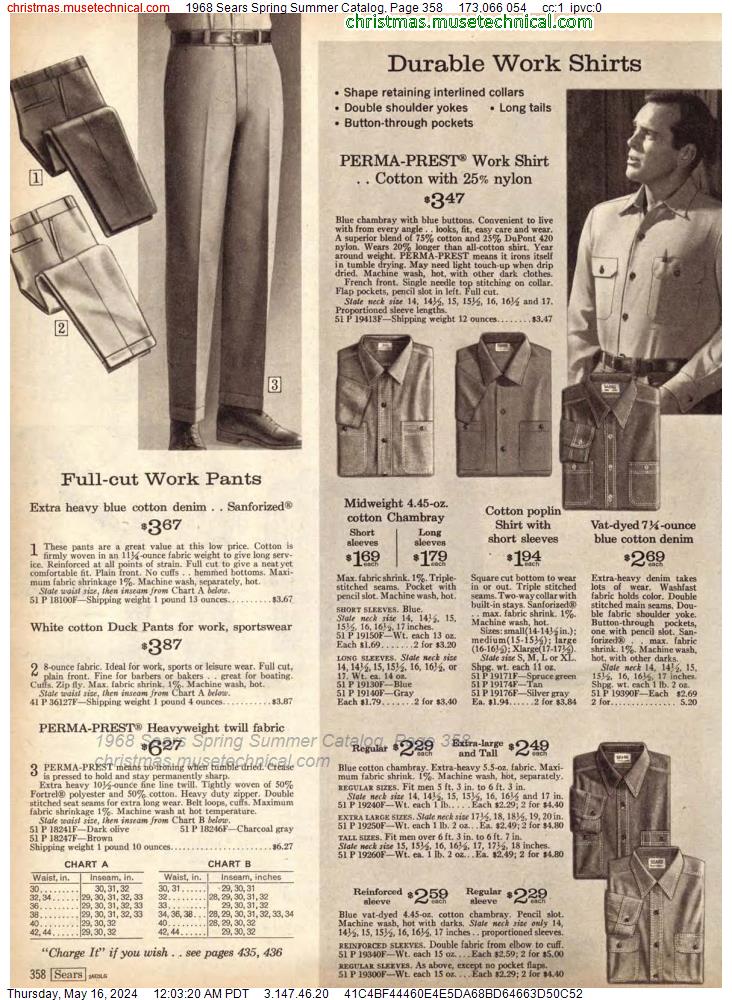 1968 Sears Spring Summer Catalog, Page 358