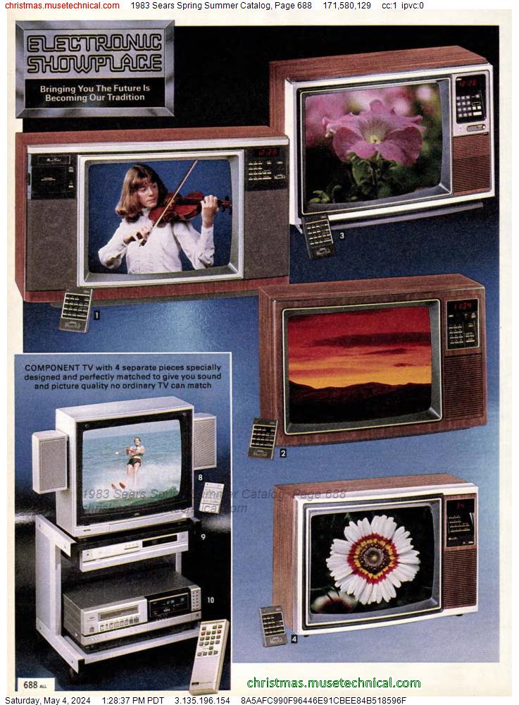 1983 Sears Spring Summer Catalog, Page 688