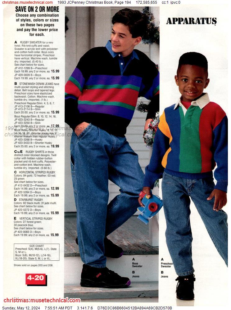1993 JCPenney Christmas Book, Page 194