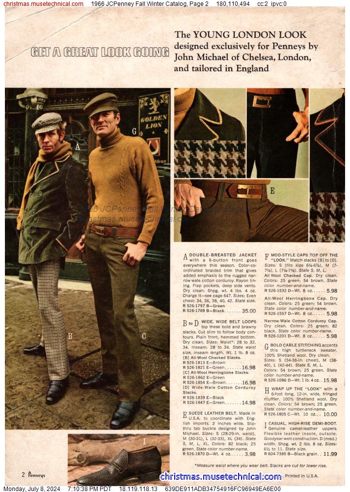 1966 JCPenney Fall Winter Catalog, Page 2