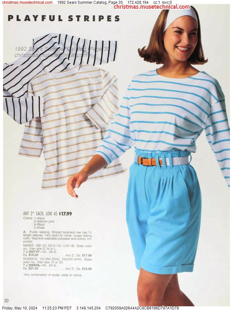 1992 Sears Summer Catalog, Page 30