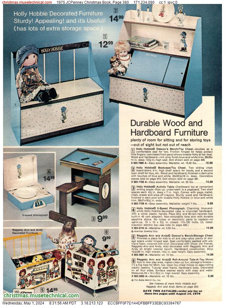 1975 JCPenney Christmas Book, Page 380