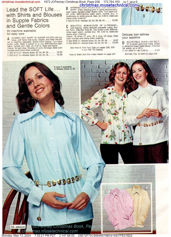 1973 JCPenney Christmas Book, Page 206