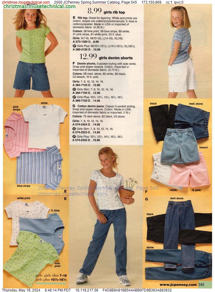 2000 JCPenney Spring Summer Catalog, Page 545