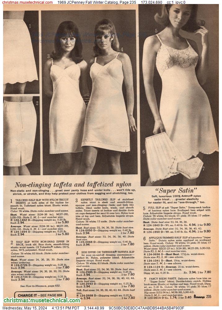 1969 JCPenney Fall Winter Catalog, Page 235